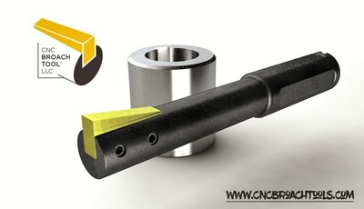 CNC Broach Tools for broaching on CNC Lathes or CNC Mills