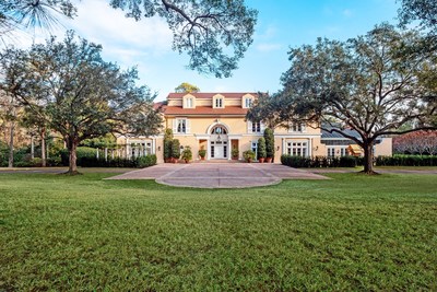 The Hines Villa in Houston. Photo by DroneHub Media.