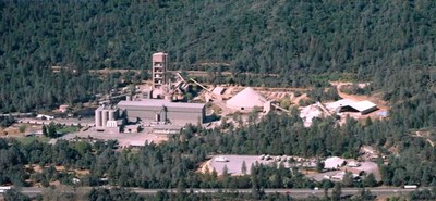 Lehigh Hanson Redding Cement Plant, Redding, California. Fortera’s product will be the first cementitious material produced commercially from carbon dioxide captured directly from a cement kiln.