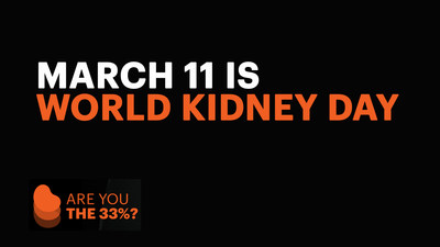 Today is World Kidney Day! The National Kidney Foundation is asking everyone to take charge of their kidney health and take action with a simple, one-minute quiz to find out if you're at risk at MinuteForYourKidneys.org.