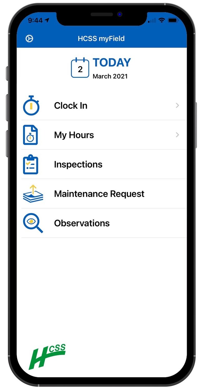 myField Mobile App for Heavy Construction