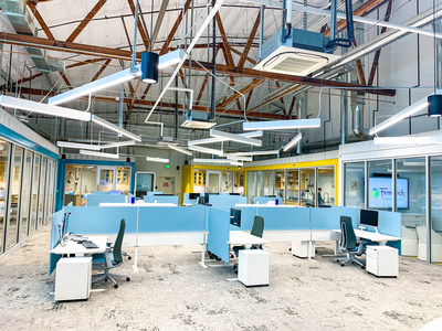 Interior view of Firmenich’s newly designed West Coast Innovation Center in Anaheim, CA, which offers closer collaboration with customers.