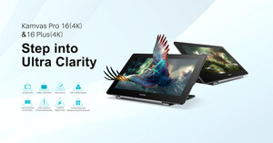 Huion anuncia dois monitores com caneta 4K, Kamvas Pro 16(4K) e Kamvas Pro 16 Plus(4K)