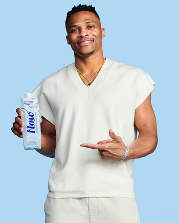 Flow confirms new brand partnership with superstar NBA player and Flow investor, Russell Westbrook (CNW Group/Flow Water Inc.)