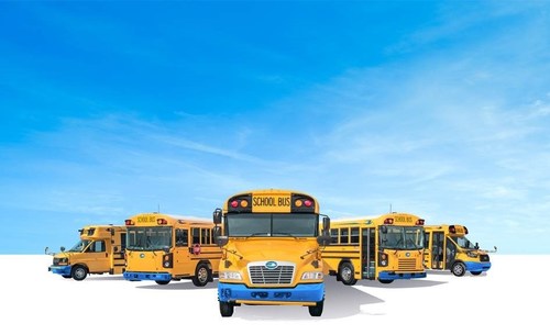 La plus vaste gamme d'autobus électriques de Girardin Blue Bird (Groupe CNW/Girardin Autobus Inc)