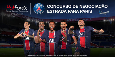 Ganhe uma experiência com tudo incluído no Paris Saint-Germain (PRNewsfoto/HotForex)