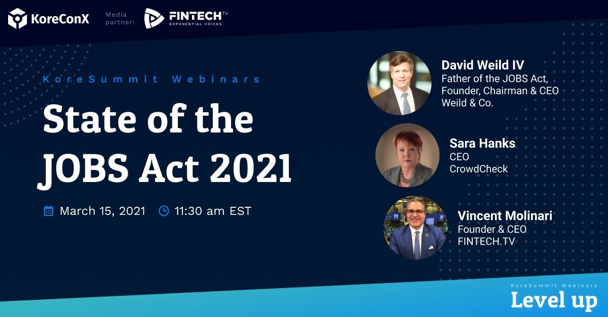 KoreConX Webinar: State of the Jobs Act 2021 - Vimarsana News
