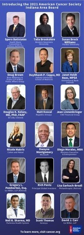 American Cancer Society Announces the 2021 Indiana Area Board