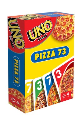 Jeu de cartes comarqué UNO et Pizza 73 (Groupe CNW/Mattel Canada, Inc.)