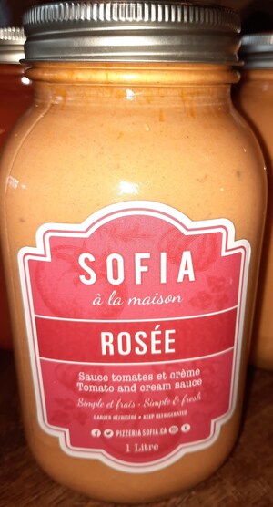 Mise en garde à la population - Avis de ne pas consommer de la sauce rosée conditionnée dans des pots en verre, fabriquée et vendue par l'entreprise Pizzeria Sofia