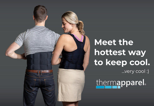 The first concealable and lightweight cooling vest was born during MS Month by ThermApparel. It helps people do more of what they love by reducing heat-related fatigue and symptom flare-ups brought on by Multiple Sclerosis and other rare or chronic diseases. The state-of-the-art vest looks great, is form-fitting, and fashionable. It’s hard to beat the heat w/ autoimmune diseases, but if you can manage heat stress, you can increases the time you spend on activities you enjoy.