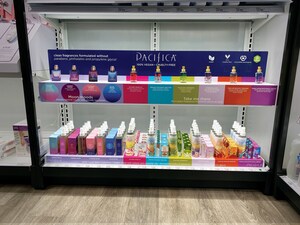 New Fragrance Displays Developed by Expressive Visuals for Pacifica Beauty Debuts at Target