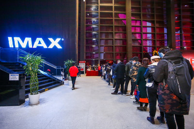 Fans line up for an IMAX screening of “Avatar” at the National Film Museum in Beijing
