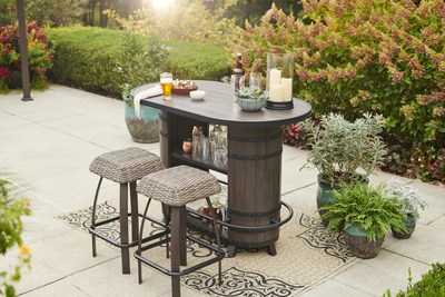 Whether you are looking for a one of a kind statement piece like the Real Living Wine Barrel Patio Bar & Barstool Set or a large sectional that can comfortably fit the whole family, Big Lots offers a range of sitting options to fit every style and taste. Visit BigLots.com to shop the complete lawn and garden collection or find your nearest store.