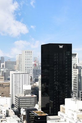 W Osaka asserts its presence in the city's busy urban streetscape with a black monolith façade designed by Osaka-born, world-renowned architect Tadao Ando.