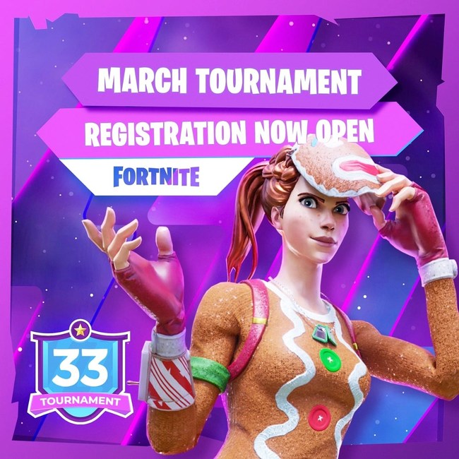 Fortnite tournament scheduled for March 20th 2021