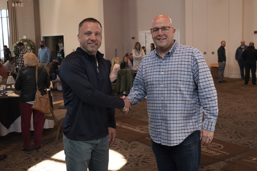 Left: B.J. Werzyn, President, CEO, and Founder of West Shore Home and Greg Herling, owner of Herl's Bath and Home Solutions Inc.