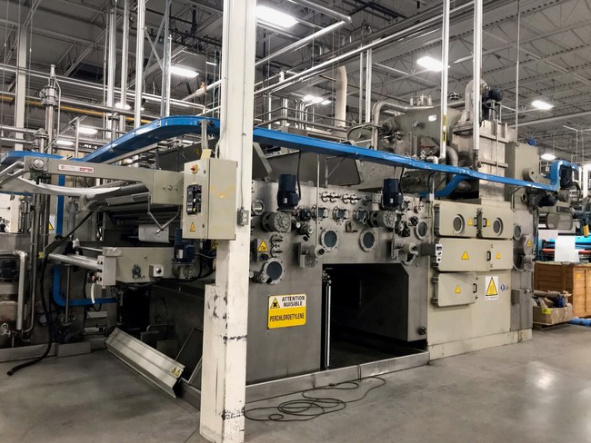 Other key assets up for bid from the 250,000-square-foot plant include this 1998 Sperotto solvent scour machine.