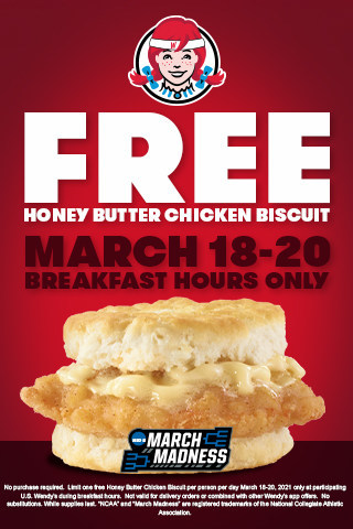 Wendy's Celebrates Return of NCAA Tournament as Official Breakfast of