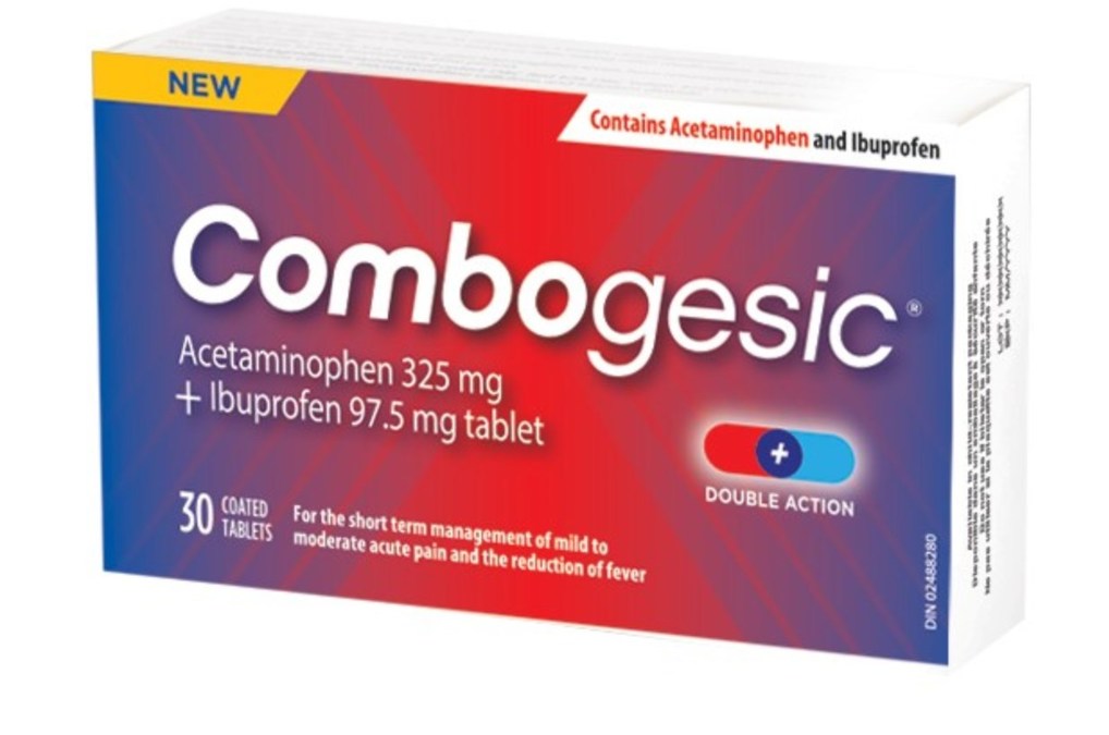 Afstå tyv Metal linje Combogesic® - First Acetaminophen + Ibuprofen Combination Tablet - Now  Available for Canadians with Acute Pain