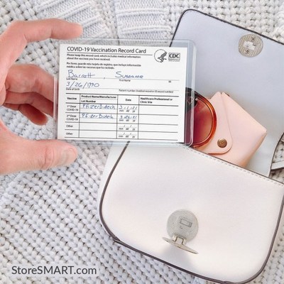 Safeguard Proof Of Vaccination Data With Storesmart S Covid 19 Medical And Vaccine Card Holder