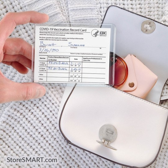 Vaccination Data with StoreSMART's COVID-19 Medical and Vaccine Card Holder