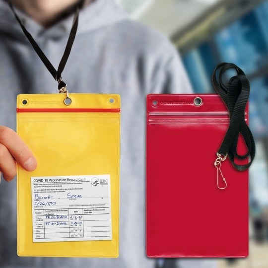 Passport & Vaccination Data with StoreSMART's COVID-19 Medical and Vaccine Card Holder