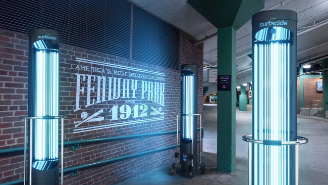 Boston Red Sox Enlist Surfacide UV Disinfection Robots To Help Safely Reopen Fenway Park