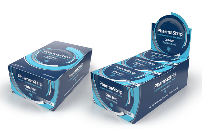 PharmaStrip Display Box Designed by Affinity Creative Group. Flavor: Peppermint