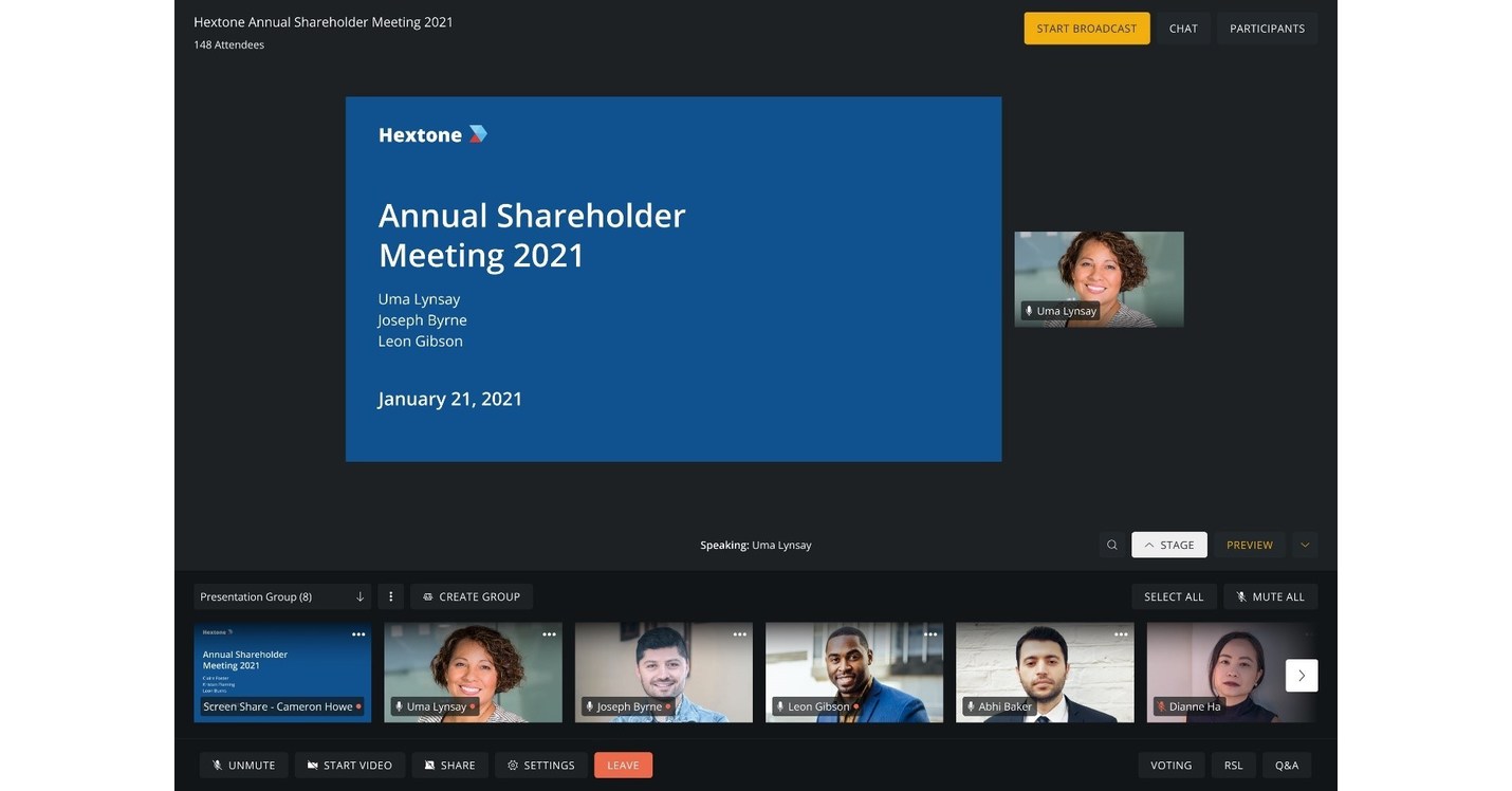 NextGeneration Virtual Shareholder Meeting Platform Enhanced through
