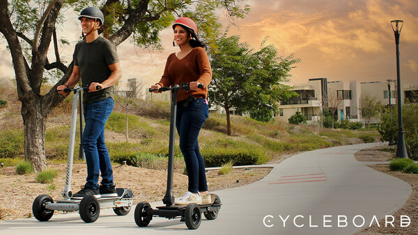 CycleBoard's 3 wheel Electric Scooters