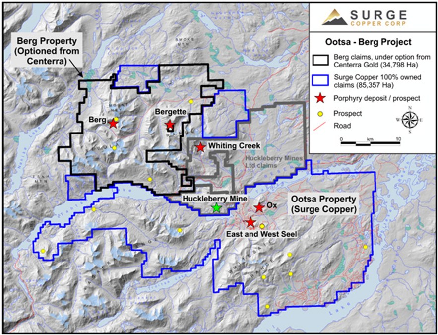 Surge Copper Announces 610 Million Tonne Measured and Indicated Cu-Mo-Ag Mineral Resource for the Berg Deposit - Vimarsana News