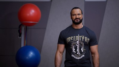 WWE Superstar Drew McIntyre leads a virtual workout in the brand-new Special Olympics School of Strength: Class is Now in Session made for all ability levels.