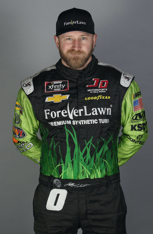 Jeffrey Earnhardt will drive the number 0 Camaro sponsored by ForeverLawn North Central Georgia this weekend, March 20, at the Atlanta Speedway.