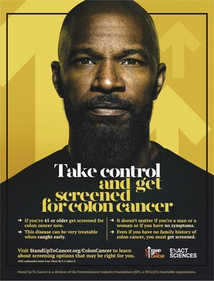 Jamie Foxx, Stand Up To Cancer And Exact Sciences Launch PSA To Increase Awareness Of Colorectal Cancer
