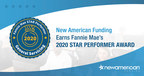 New American Funding Earns Fannie Mae's 2020 Star Performer Award
