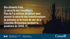 Les pêches en Colombie-Britannique obtiennent un soutien du Fonds canadien pour la stabilisation des produits de la mer