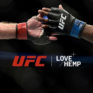 UFC® benoemt Love Hemp tot officiële wereldwijde CBD-partner