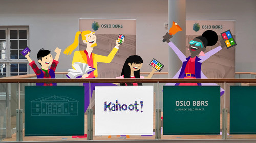 Kahoot! starts trading on the Oslo Stock Exchange main list today, another milestone for the company making learning awesome