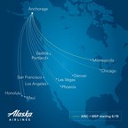 Alaska Airlines adds new nonstop from Anchorage to Minneapolis-St. Paul
