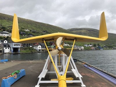 Minesto's DG100 tidal kite (CNW Group/Schneider Electric Canada Inc.)