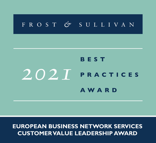 2021 European Business Network Services Customer Value Leadership Award