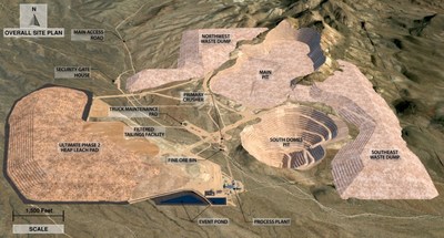 Castle Mountain Overall Site Plan (CNW Group/Equinox Gold Corp.)