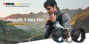 Amazfit T-Rex Pro : une montre intelligente robuste de qualité militaire dont l'endurance rivalise avec la vôtre et dotée d'une batterie offrant une durée de vie allant jusqu'à 18 jours[1]