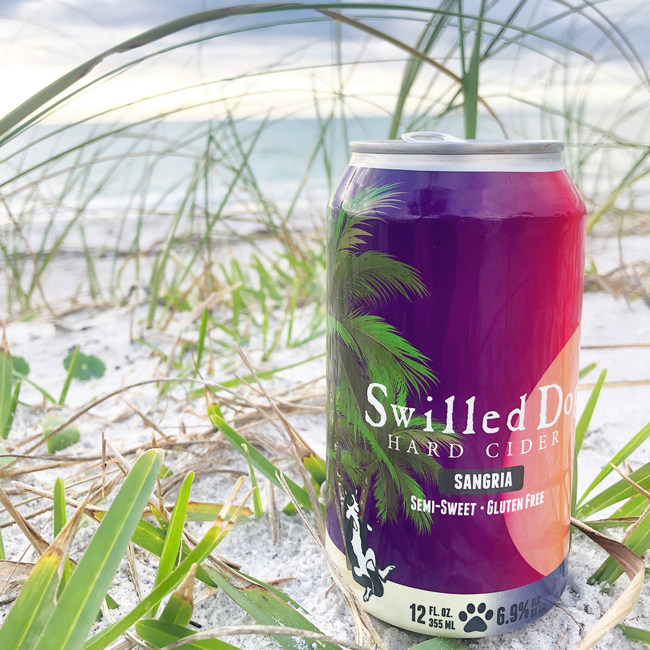 Swilled Dog Sangria brings hard cider to the beach.