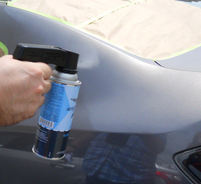 Clearcoat is the final step of the AutomotiveTouchup.com process. This protective layer gives it a glossy appearance.