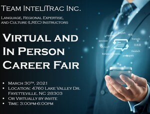 InteliTrac Announces Recruiting Event On March 30th