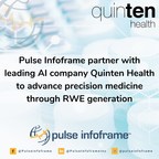 Pulse Infoframe &amp; Quinten Health Partner to Advance Precision Medicine Through Real-World Evidence Generation