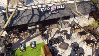 Taco Bell's Danville, California, opening is not only a location, but a destination, with an outdoor area and full bar offerings for dine-in guests once it’s safe to do so.