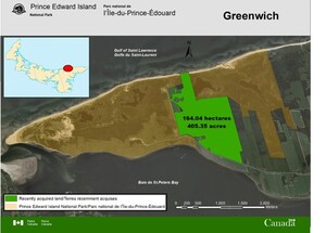 Le gouvernement du Canada ajoute plus de 405 acres au parc national de l'Île-du-Prince-Édouard